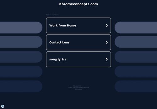 khromeconcepts.com capture - 2025-06-19 19:41:08