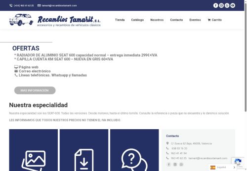 recambiostamarit.com capture - 2025-06-19 20:01:09