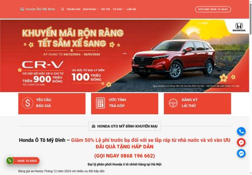 hondaotohanoi.com capture - 2025-06-19 21:59:35