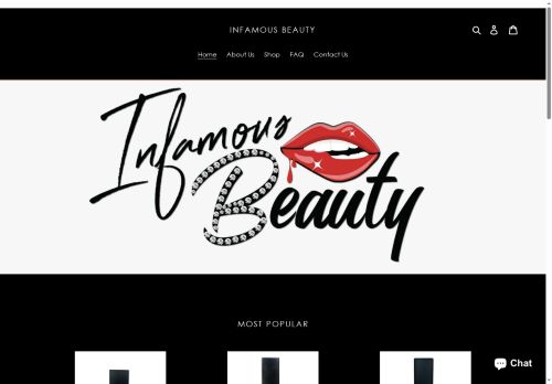 infamousbeauty.com capture - 2025-06-20 00:15:20