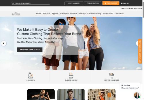 clothingmanufacturer.com capture - 2025-06-20 09:27:41