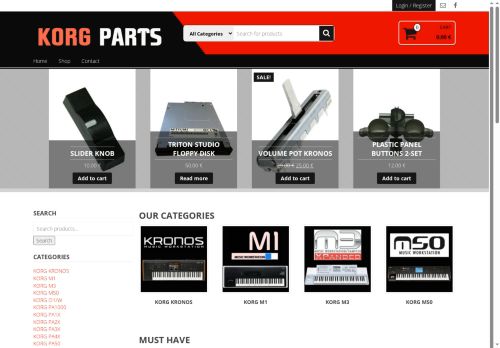 korgparts.net capture - 2025-06-20 09:30:14
