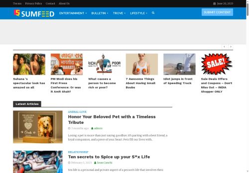 sumfeed.com capture - 2025-06-20 09:37:15