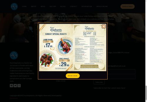 fourelephantsfoulridge.co.uk capture - 2025-06-20 12:27:56