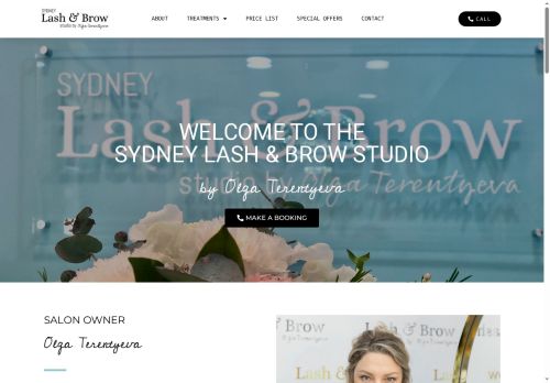 sydneylashandbrow.com capture - 2025-06-20 12:48:17