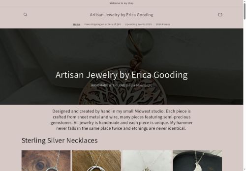 artisanjewelrybyericagooding.com capture - 2025-06-20 13:40:07