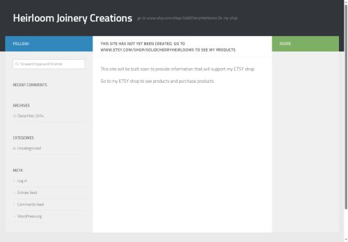 heirloomjoinerycreations.com capture - 2025-06-20 13:57:31