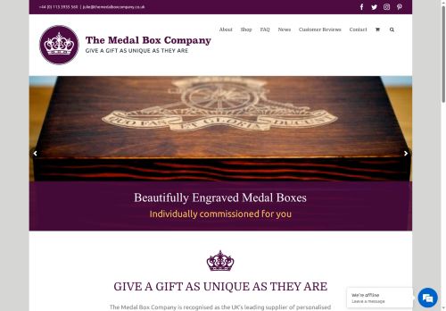 themedalboxcompany.co.uk capture - 2025-06-20 15:01:11