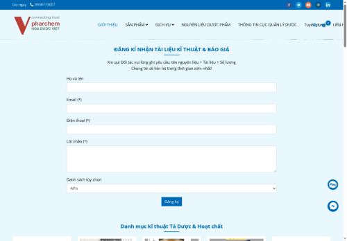 vpharchem.com capture - 2025-06-20 20:27:08