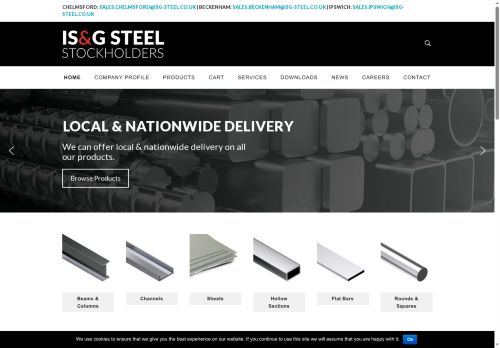 isg-steel.co.uk capture - 2025-06-20 22:14:44