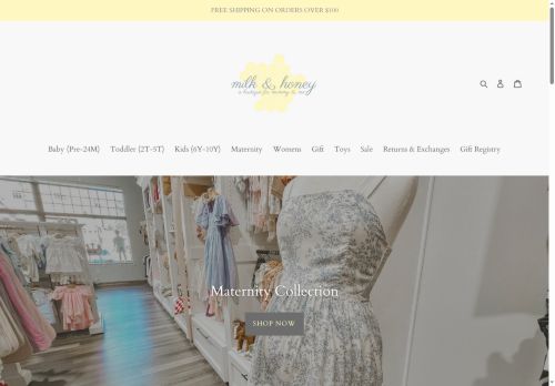 milkandhoneyboutiques.com capture - 2025-06-20 22:50:36