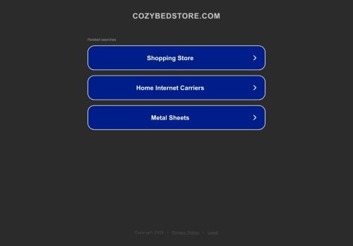 cozybedstore.com capture - 2025-06-21 00:52:00