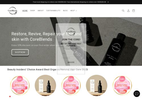 coreblends.com capture - 2025-06-21 01:59:52