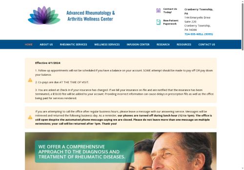 advancedrheumatology.net capture - 2025-06-21 02:18:07