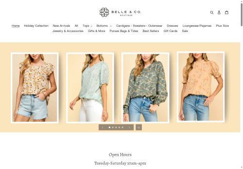 shopbelleandcoboutique.com capture - 2025-06-21 02:57:32