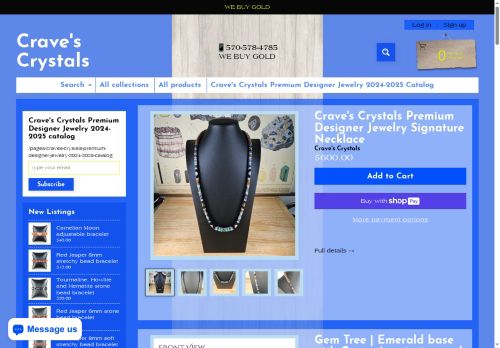 cravescrystals.com capture - 2025-06-21 03:14:33