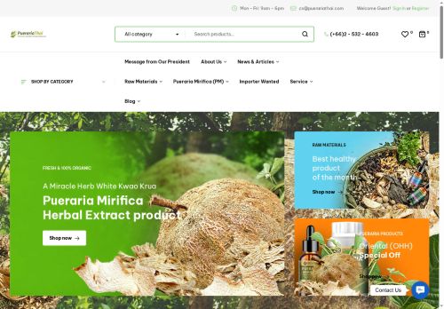 puerariathai.com capture - 2025-06-21 04:49:44