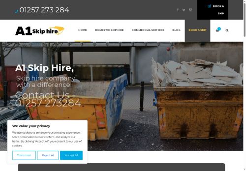 a1-skips.co.uk capture - 2025-06-21 06:05:59