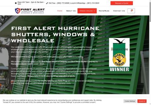 firstalerthurricaneshutters.com capture - 2025-06-21 06:34:03