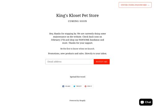 kingskloset.com capture - 2025-06-21 09:38:45