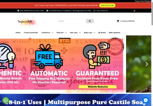 toujoursbellebeauty.com capture - 2025-06-21 11:14:01