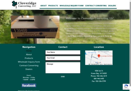 cloveridgeconverting.com capture - 2025-06-21 12:48:23