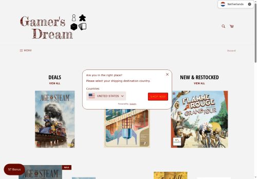 gamersdreamshop.com capture - 2025-06-21 16:07:13