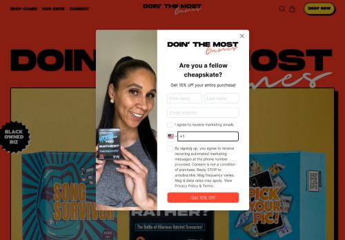 dointhemostgame.com capture - 2025-06-21 16:47:08