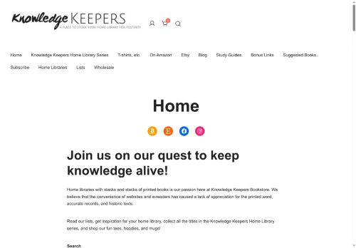 knowledgekeepersbookstore.com capture - 2025-06-21 18:49:00