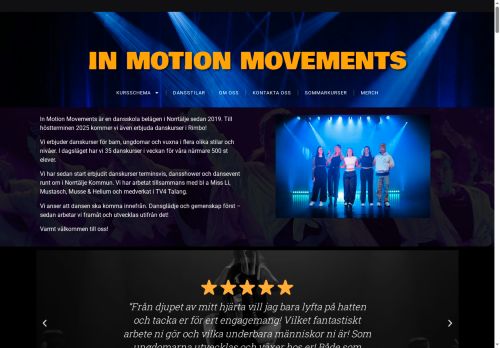 inmotionmovements.se capture - 2025-06-21 20:29:49