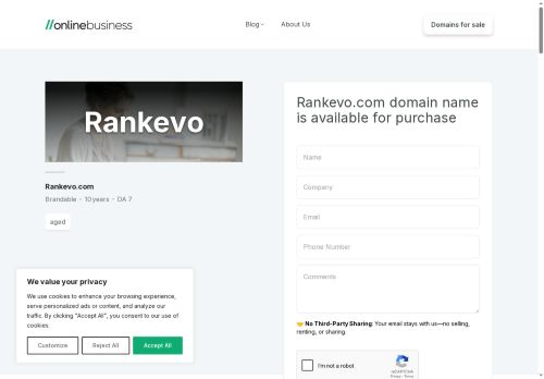 rankevo.com capture - 2025-06-21 21:33:08