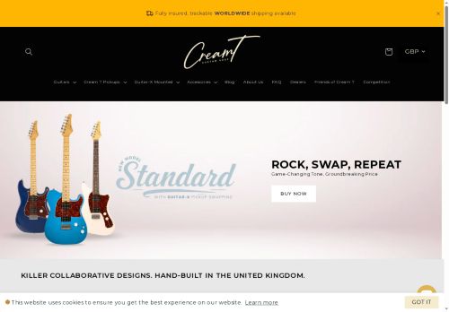 creamtguitars.com capture - 2025-06-22 01:40:24