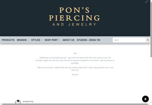 ponspiercing.se capture - 2025-06-22 07:10:10
