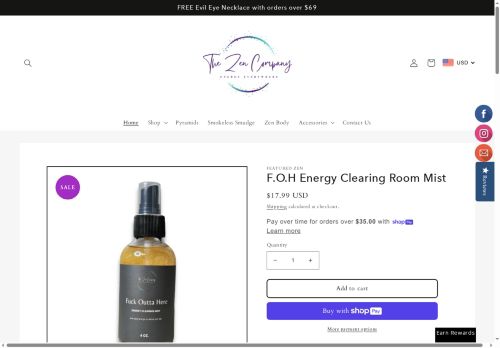 thezencompanyonline.store capture - 2025-06-22 07:38:37