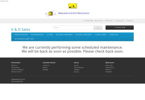 kdelectronics.com capture - 2025-06-22 12:55:53