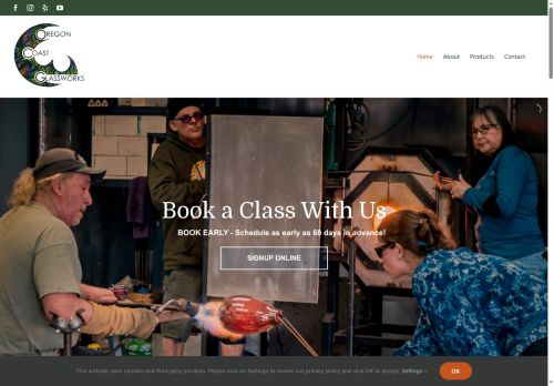 oregoncoastglassworks.com capture - 2025-06-22 13:50:35
