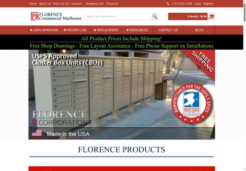 florencecommercialmailboxes.com capture - 2025-06-22 14:17:38