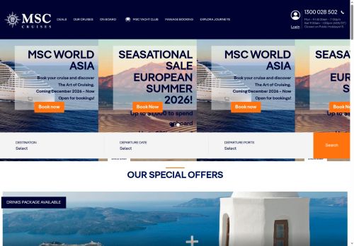 MSC Cruises AU capture - 2025-06-25 18:42:29