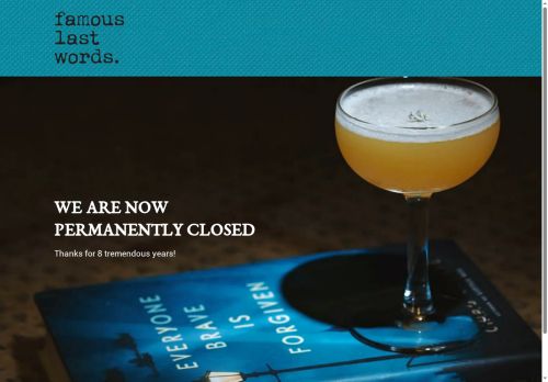 famouslastwordsbar.com capture - 2025-06-26 05:35:47