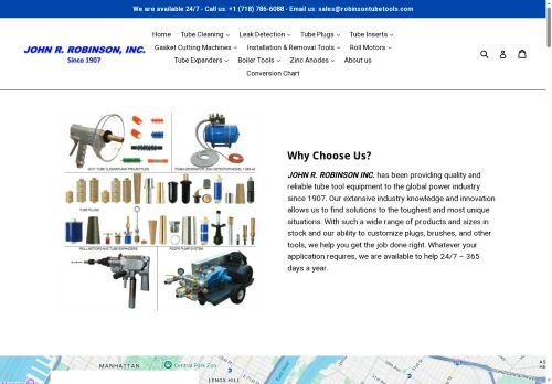 robinsontubetools.com capture - 2025-06-26 11:32:59