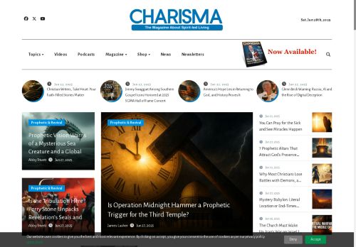 Charisma Magazine capture - 2025-06-28 09:19:34