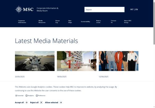 MSC Cruises SA capture - 2025-06-28 09:26:53