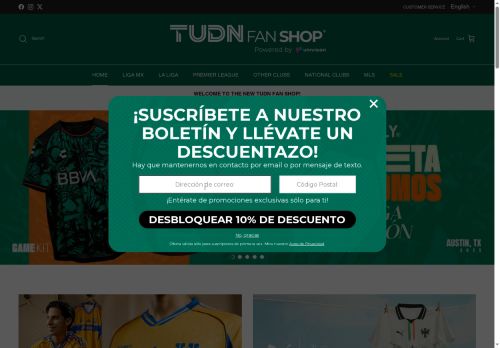 TUDN Fan Shop capture - 2025-06-28 09:31:17