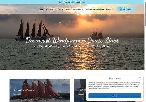 Downeast Windjammer Cruise Lines capture - 2025-06-28 09:33:20