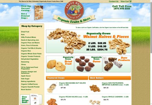 Organic Fruits & Nuts capture - 2025-06-28 09:41:17