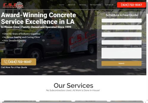 Concrete Sawing & Coring capture - 2025-06-28 10:04:21