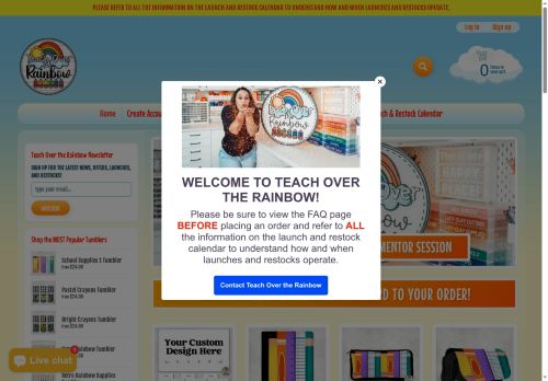 teachovertherainbowshop.com capture - 2025-06-28 17:00:00