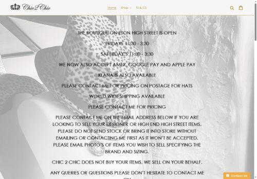 chic2chic.co.uk capture - 2025-06-28 18:06:39