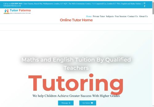 tutorfatema.co.uk capture - 2025-06-28 18:52:47
