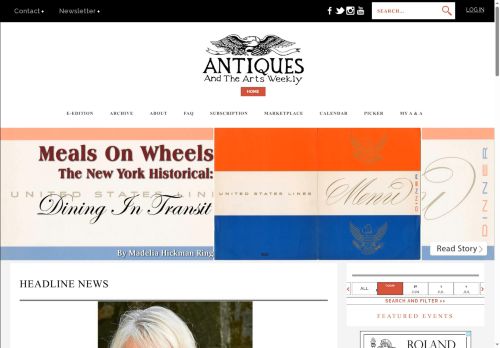 Antiques And The Arts Weekly capture - 2025-06-29 03:14:32